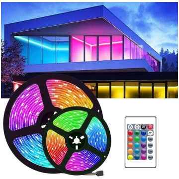 LED lente, RGB ar pultu, 5 m Airi