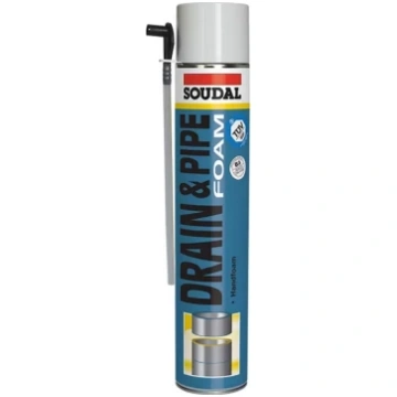 Soudal Drain&Pipe Foam 750ml Montāžas putas