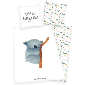 Kokvilnas gultasveļas komplekts 140x200 Koala lāci