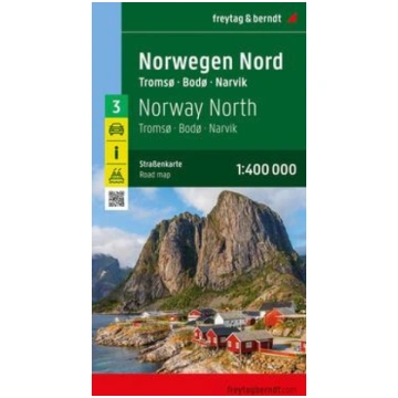 Norwegen Nord, Straßenkarte 1:400.000, freytag & b