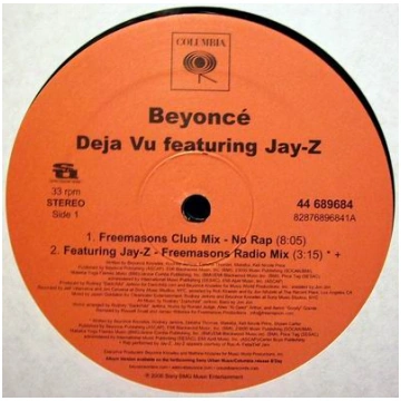 BEYONCE FT. JAY Z - DEJA VU (HOUSE MIXES) COLUMBIA