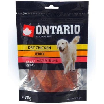 Gardums suņiem Ontario Dry Chicken Jerky 70 g BEra