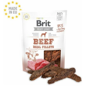 Brit Jerky Beef Real Fillets Snack kārums pieauguš