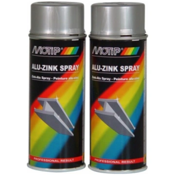 Krāsa/laka ALU-ZN spīdīga aerosols 0,4l MOTIP