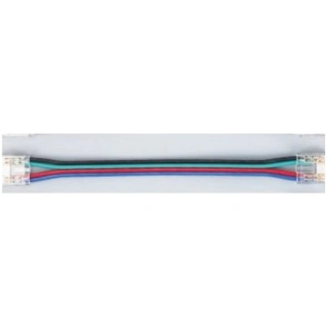 Savienotājs Fasten 2 ar vadu vidū 10mm COB RGB LED