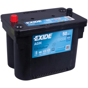 EXIDE AGM Orbital Starter EK508 12V 50Ah (c20) 800