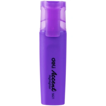 Teksta marķieris Deli Accent 1-5mm, nošķelts, viol
