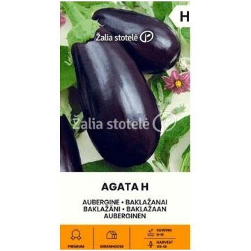 Baklažāni AGATA H 0.1 g Žalia stotelė 07/2028 atl.