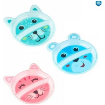 Šķīvis ANIMAL ar nodalījumiem Canpol 74/005