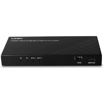 Lindy 2 Port HDMI 8K60 Splitter with Audio ( 38534