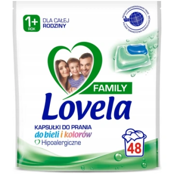 Veļas kapsulas Lovela Family 48 gab. — koncentrēts