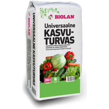 Kūdras substrāts iekštelpu ziediem/universāls Biol