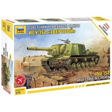 1:72 Zvezda 5026 Soviet self-propelled gun ISU-152