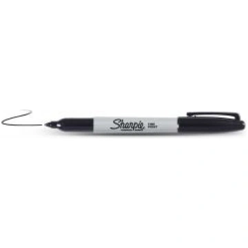 MARĶIERIS SHARPIE FINE MELNS(810930) RMT 09-810930