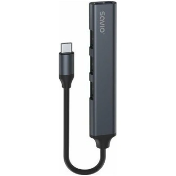 HUB USB Savio SAVIO HUB USB-C - 3 X USB-A 2.0 1 X 