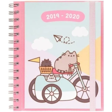 Plānotājs Pusheen 2019/2020 (15,5 x 19 cm) — nedēļ