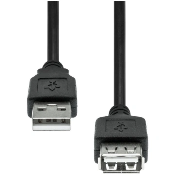 ProXtend USB 2.0 Extension Cable Black 1M USB2AAF-