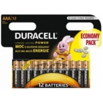 DURACELL LR03 AAA Batteries - 12 Pack (50003942033
