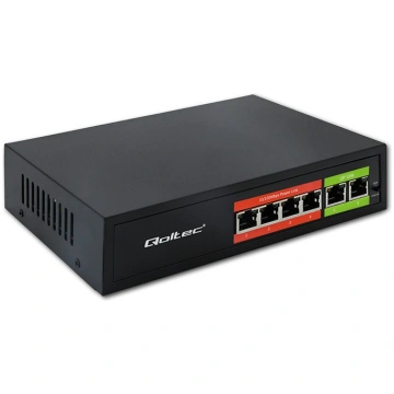 FAST Ethernet PoE SWITCH 4xRJ45 2XRJ45 Uplink 65
