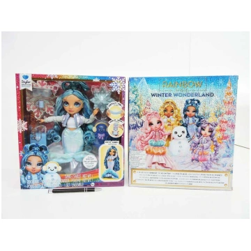 Rainbow High Winter Wonderland Doll- Skyler (Blue)