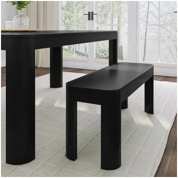 Plank+Beam CONTOUR BENCH MODERN ROUNDED 46" DINING