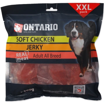 Gardums suņiem : Ontario Soft Chicken Jerky, 500 g