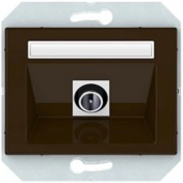 Rozete TV, brūna IP20 XP500 Vilma 4779101633153