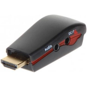 AV Adapter HDMI - D-Sub (VGA) + Jack 3.5mm black (