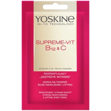 Yoskine_supreme Vit. B12 & Vit. C Maska Lokšņu 20m