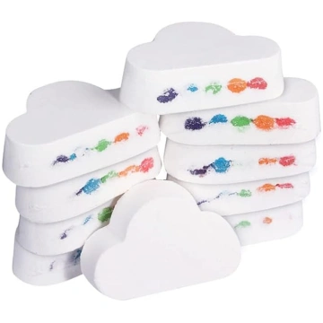 Vannas bumba Sāls Rainbow ziepes Vannas bumba Bomb
