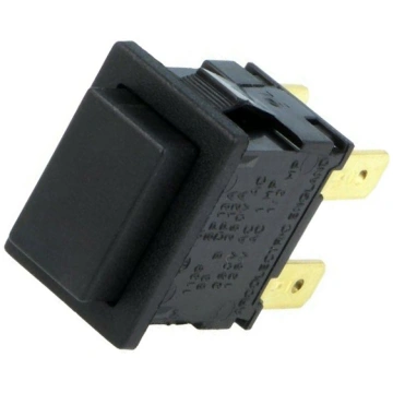 Switch: push-button; Pos: 2; DPST-NO; 12A/250VAC; 