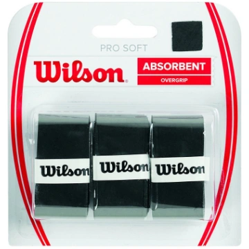 Lente Wilson PRO SOFT ABSORBENT OVERGRIP, melna kr