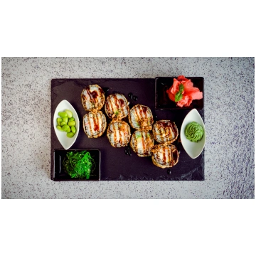 Crab Hot Maki Tempura
