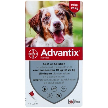 Advantix 250 mg Šķīdums - Blusu Invāzijas Profilak