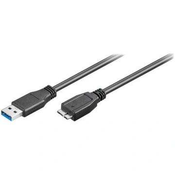 Cable; USB 3.0; USB A plug,USB B micro plug; 0.5m;