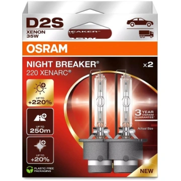 85V D2S XENON PIRN 35W P32D-2 +220% NIGHT BREAKER 