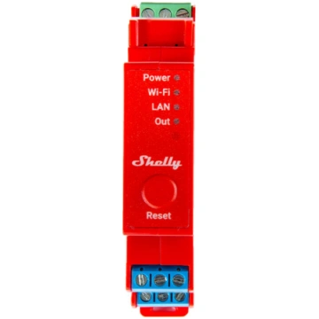 DIN Rail Smart Switch Shelly Pro 1PM with power me