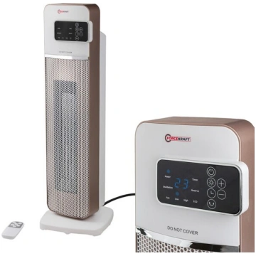 Keramiskais kolonnas ventilatora sildītājs 2 ātrum