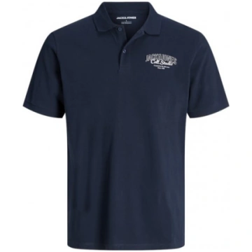 Jack & Jones Makoto Polo Short Sleeve Navy - Polo 