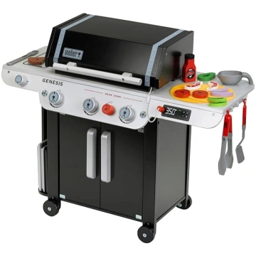 Theo Klein 9445 Weber Genesis koka grils ar ielikt