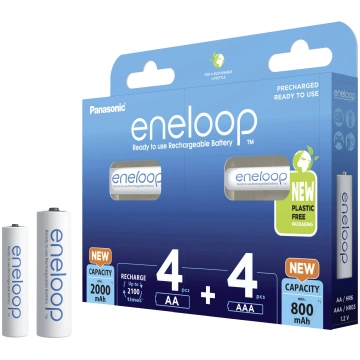 Panasonic Eneloop 4 BP AA -4 BP AAA Boom