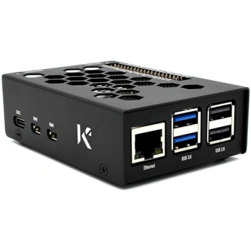 KKSB Raspberry Pi 5 Case - Sandblasted Aluminium -