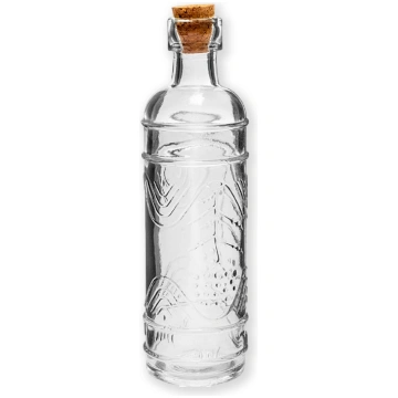 170ml stikla pudele ar dabīgu korķi