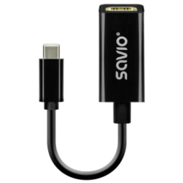 Adapteris Savio USB Type-C Male - HDMI Female 4K A
