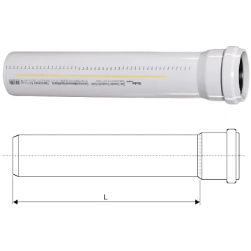 MAGNAPLAST DB caurule 100x500 15220