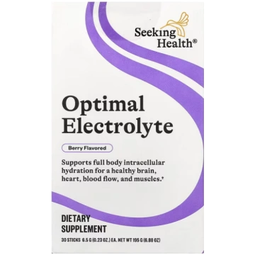 Seeking Health, Optimal Electrolyte, Berry, 30 Sti