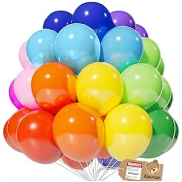 Bastelbär Balloons 100 Colourful Balloons in 11 Di