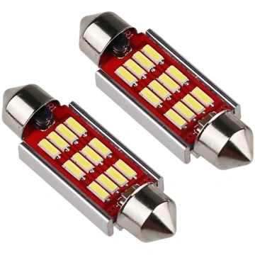 LEMPUTĖS C5W T11 LED 12SMD 31MM CANBUS 12-24V (2VN