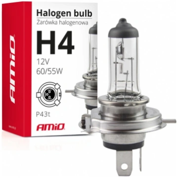 Halogen spuldze H4 12V 60/55W UV filter (E4)