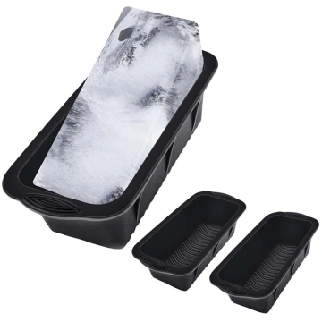 2-Pack Silicone Ice Block Mold Large Ice Cubes Tra